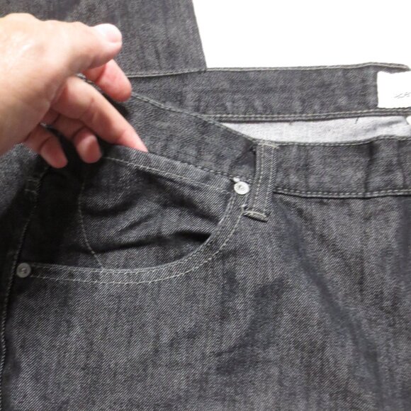 4/$14 PAPER DENIM & CLOTH mens JEANS dark gray DENIM black SIZE 42/32 - Picture 2 of 10